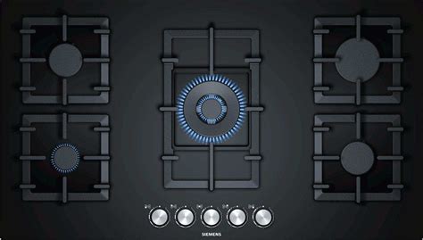 siemens ep9b6qo90m built in gas hob 90cm